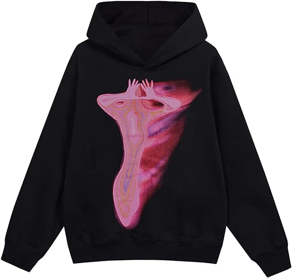 Oversized Hoodie Pullover Unisex Graphic Sweatshirts Hoodies Casual Tunic Anime Streetwear Aesthetic Top