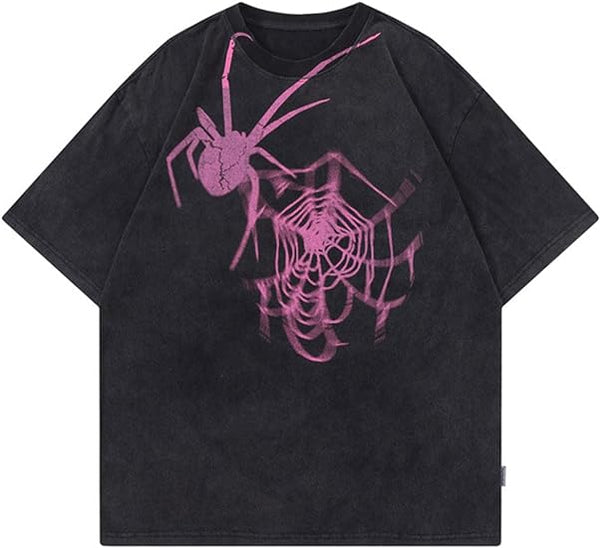 Graphic Oversize Shirt Unisex Streetwear Casual Tunic Tops Loose Fit Summer Tee Shirts Cotton Tshirts