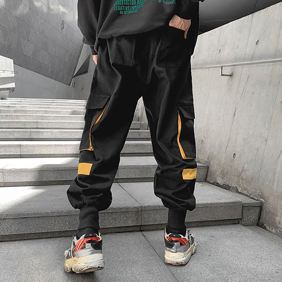Color Outdoor Casual Jogging Cargo Pants - laixton