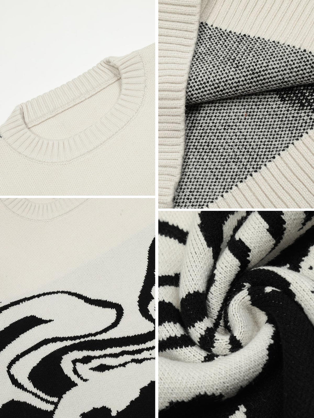 Abstract Art Pattern Sweater - laixton