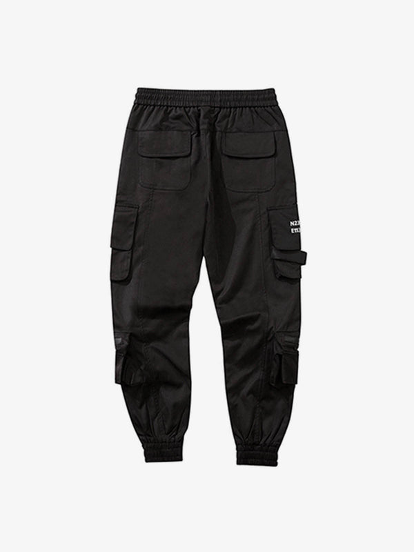 Joggers Pants Long Multi-Pockets Cool Cargo Pants - laixton