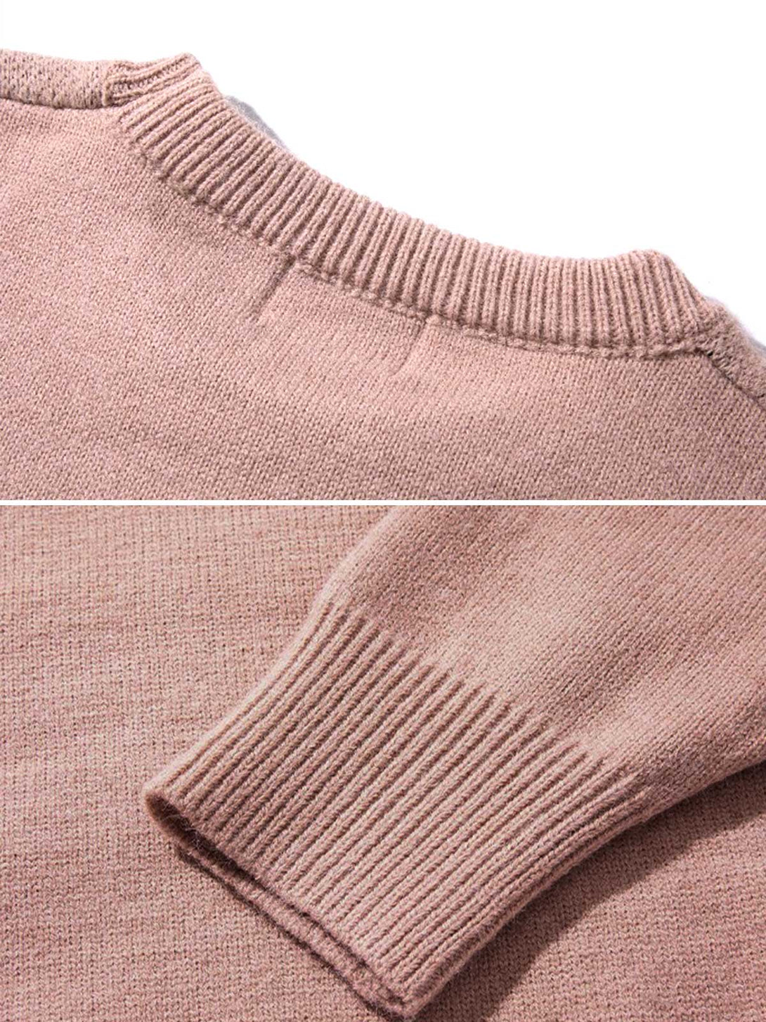 Goose Pattern Knitted Ugly Sweater - laixton