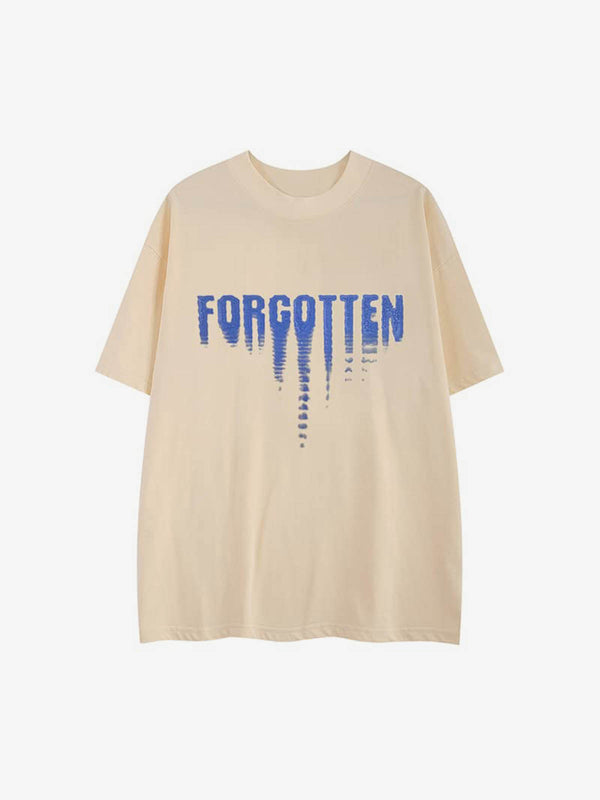 FORGOTTEN Print Pattern Tee - laixton