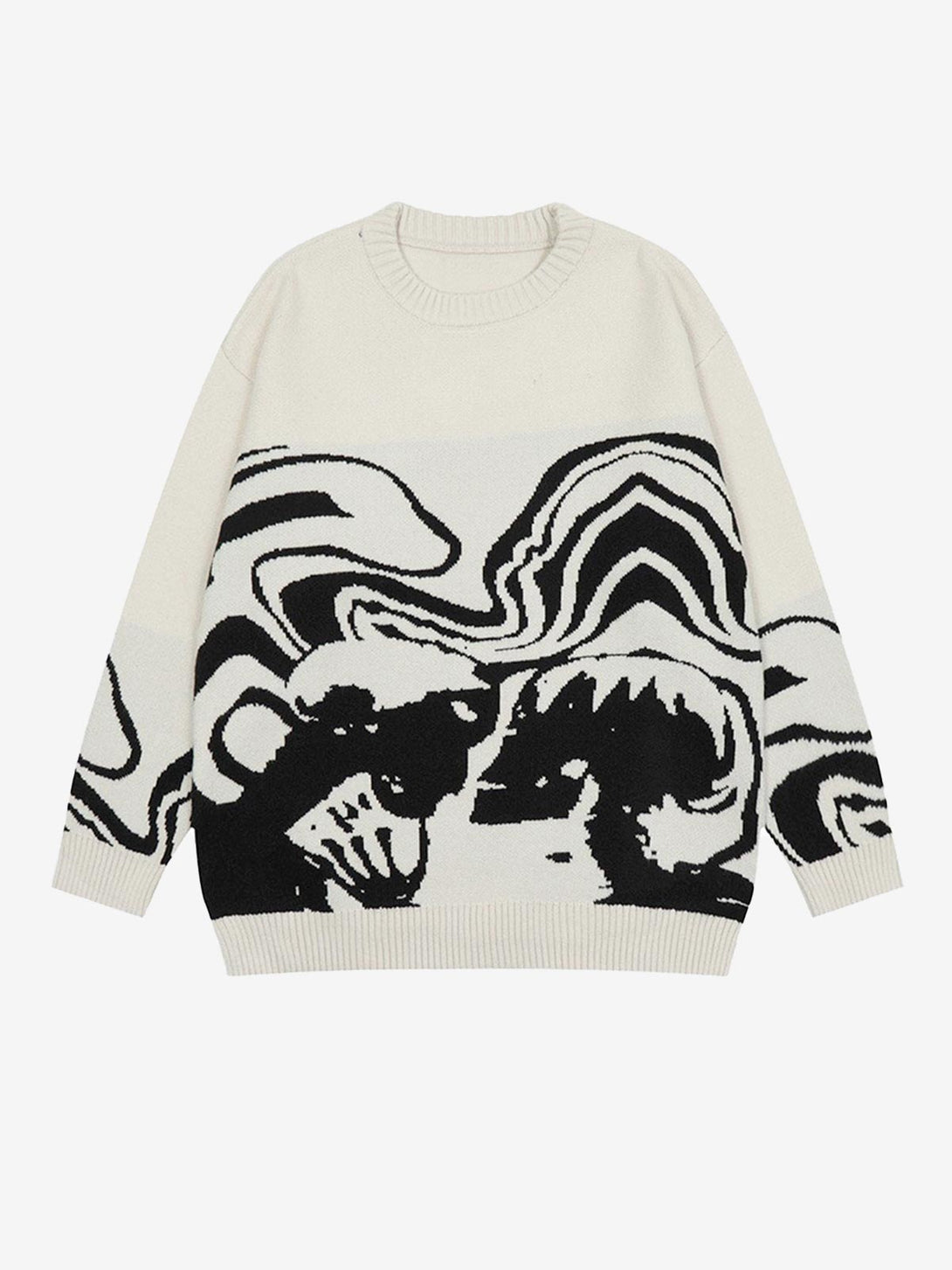 Abstract Art Pattern Sweater - laixton