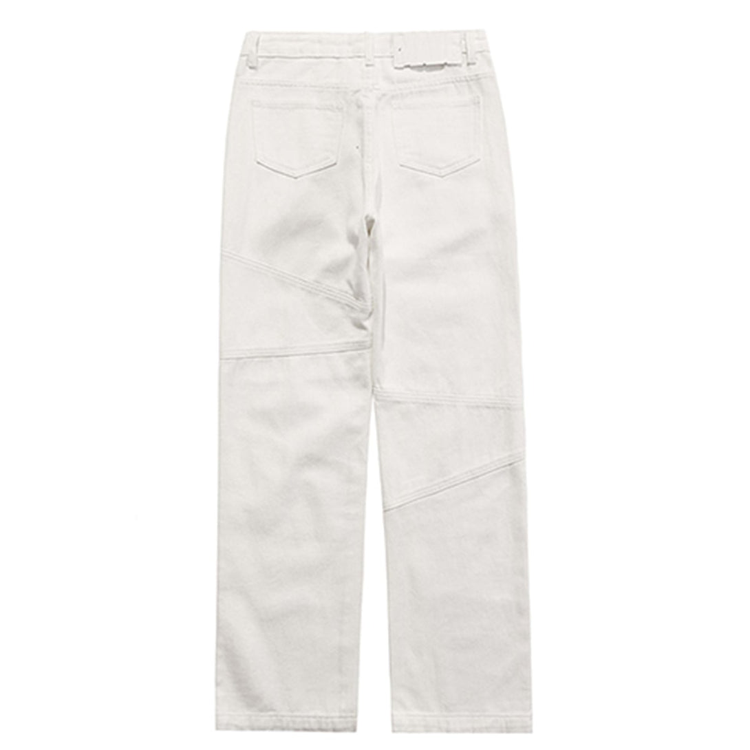 Embroidered Racing Jean - laixton