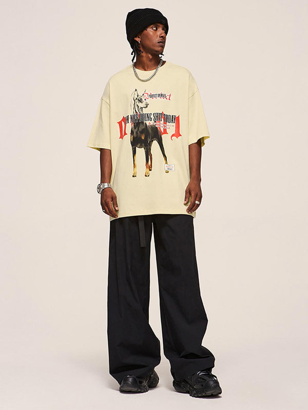 Laixton “Doberman Pinscher” Patterned Tee