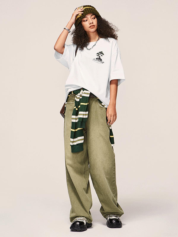Laixton Potted Plant Printing Tee