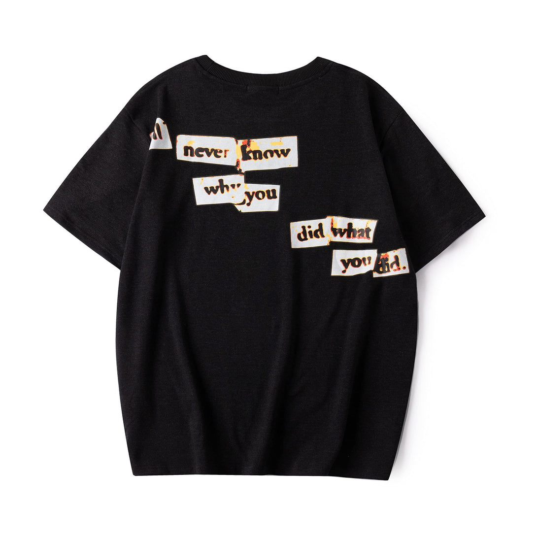 Distorted Oversize Tee - laixton