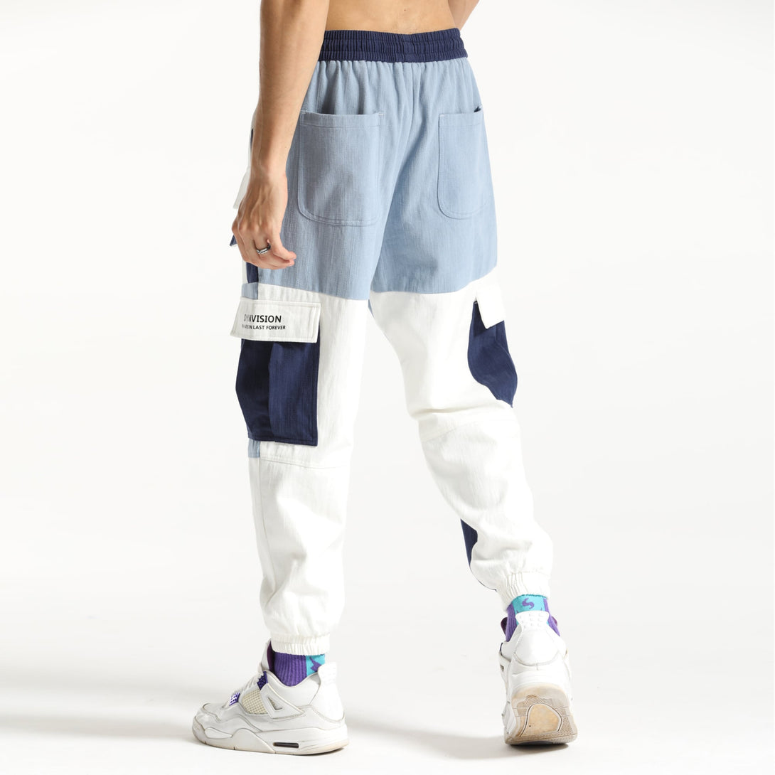 Patchwork  Long Cargo Pants - laixton