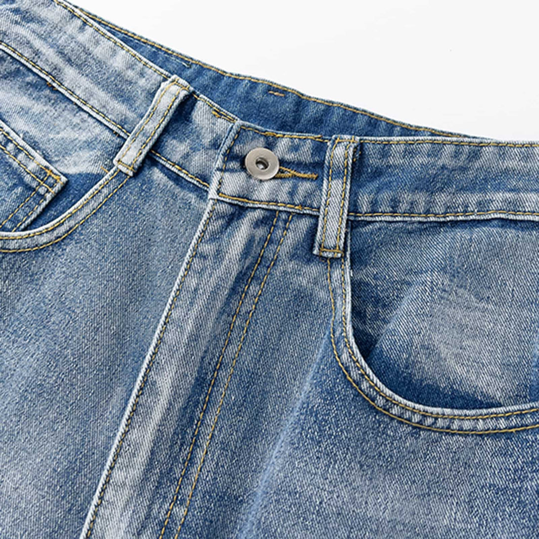 "Spider Web" Embroidered Jean - laixton