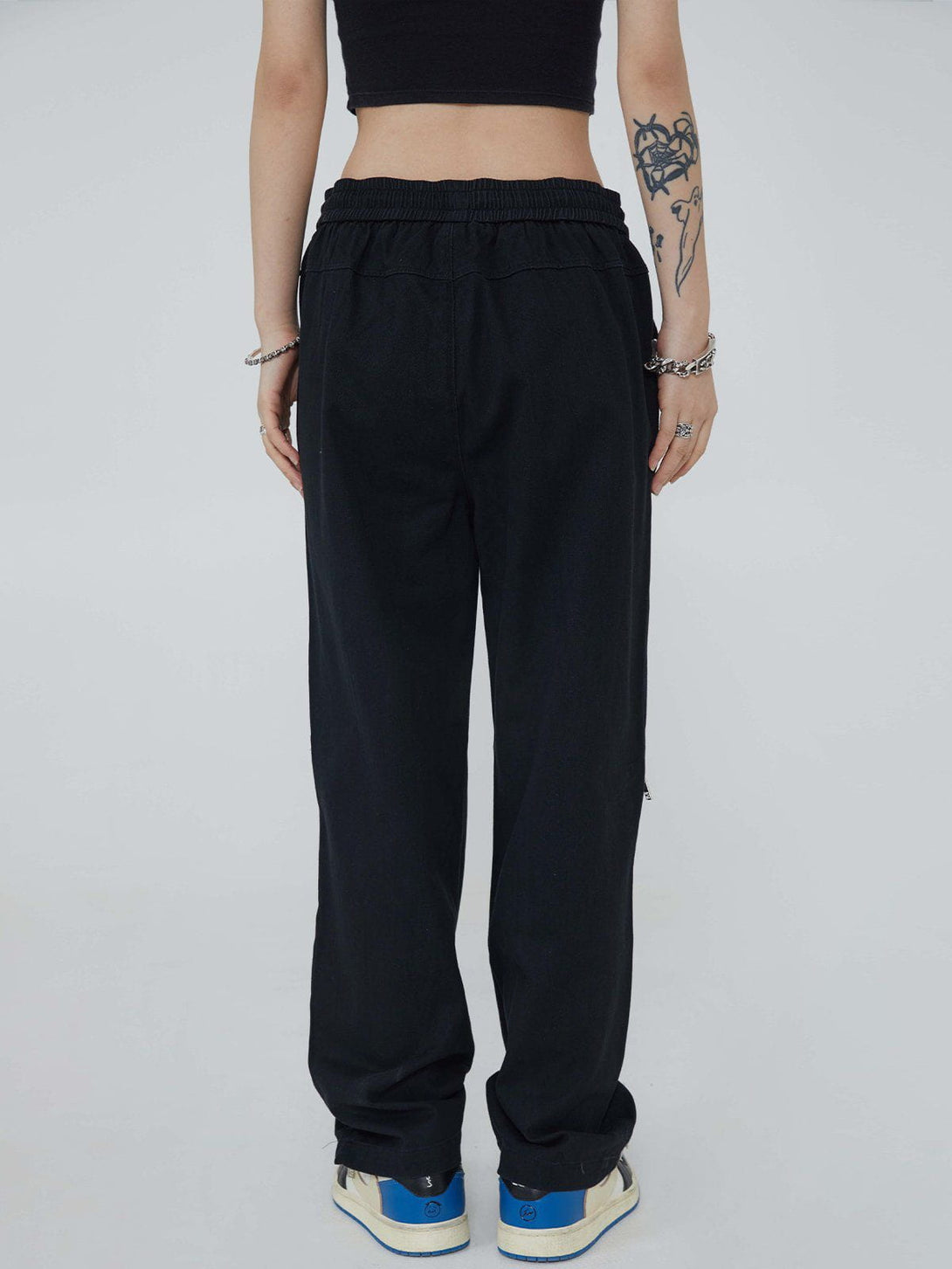 Laixton Zipper Stitching Pants - laixton