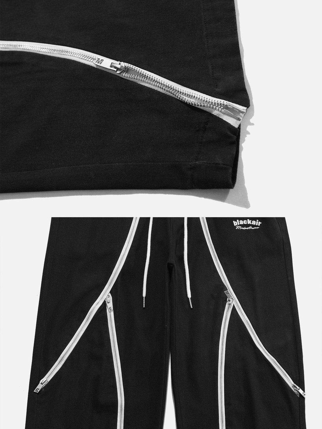 Laixton Zipper Stitching Pants - laixton