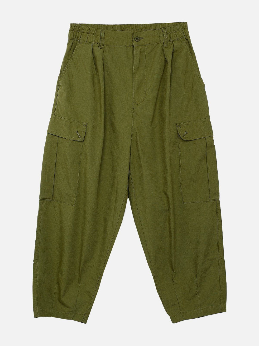 Laixton Solid Large Pocket Pants - laixton