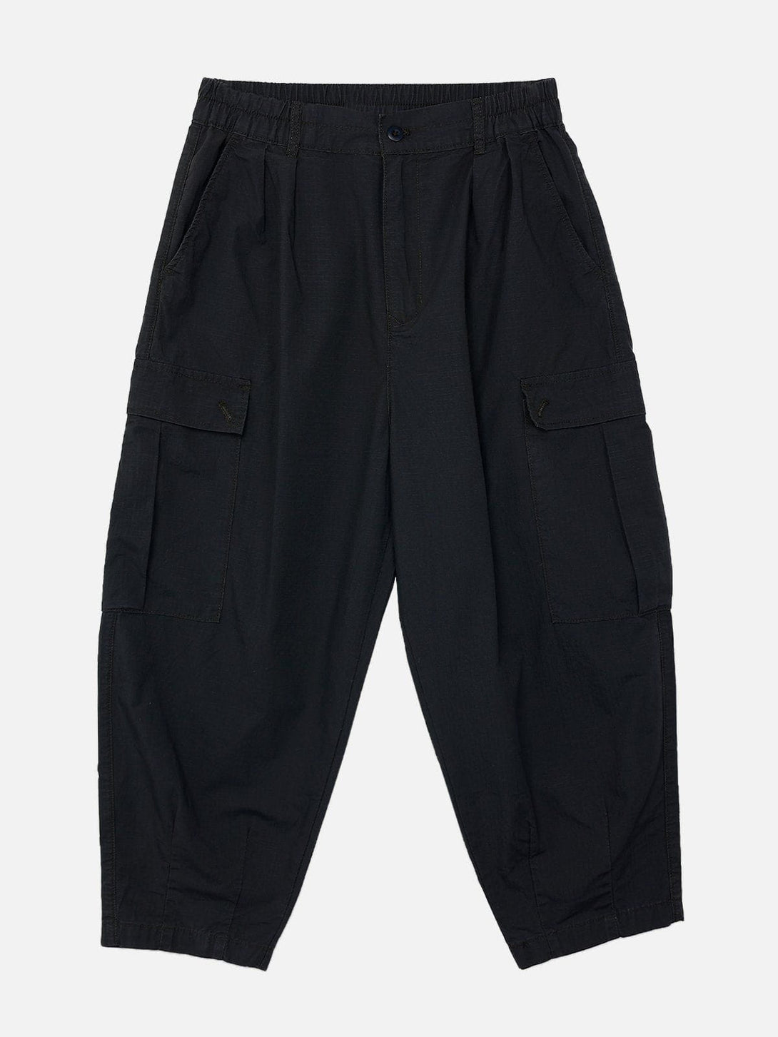 Laixton Solid Large Pocket Pants - laixton