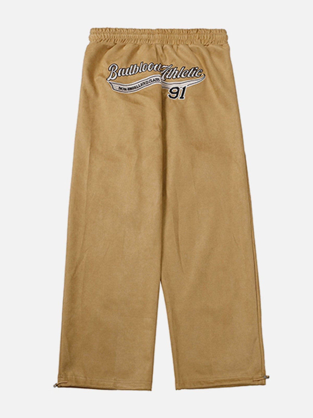 Laixton Vintage Sporty Suede Pants - laixton