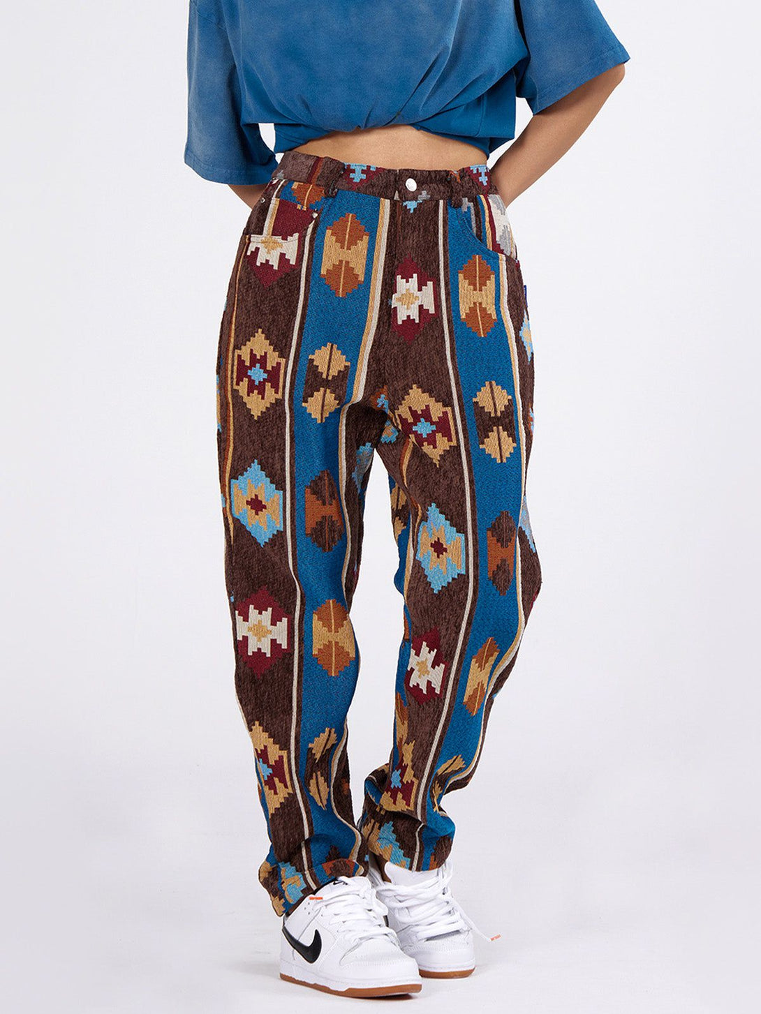 Laixton Ethnic Embroidery Pants - laixton
