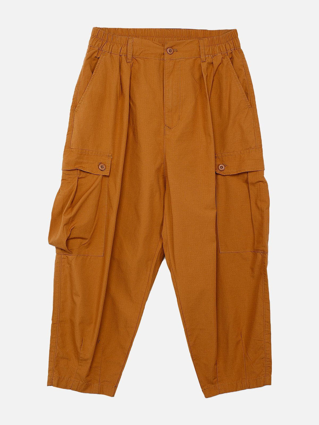 Laixton Solid Large Pocket Pants - laixton