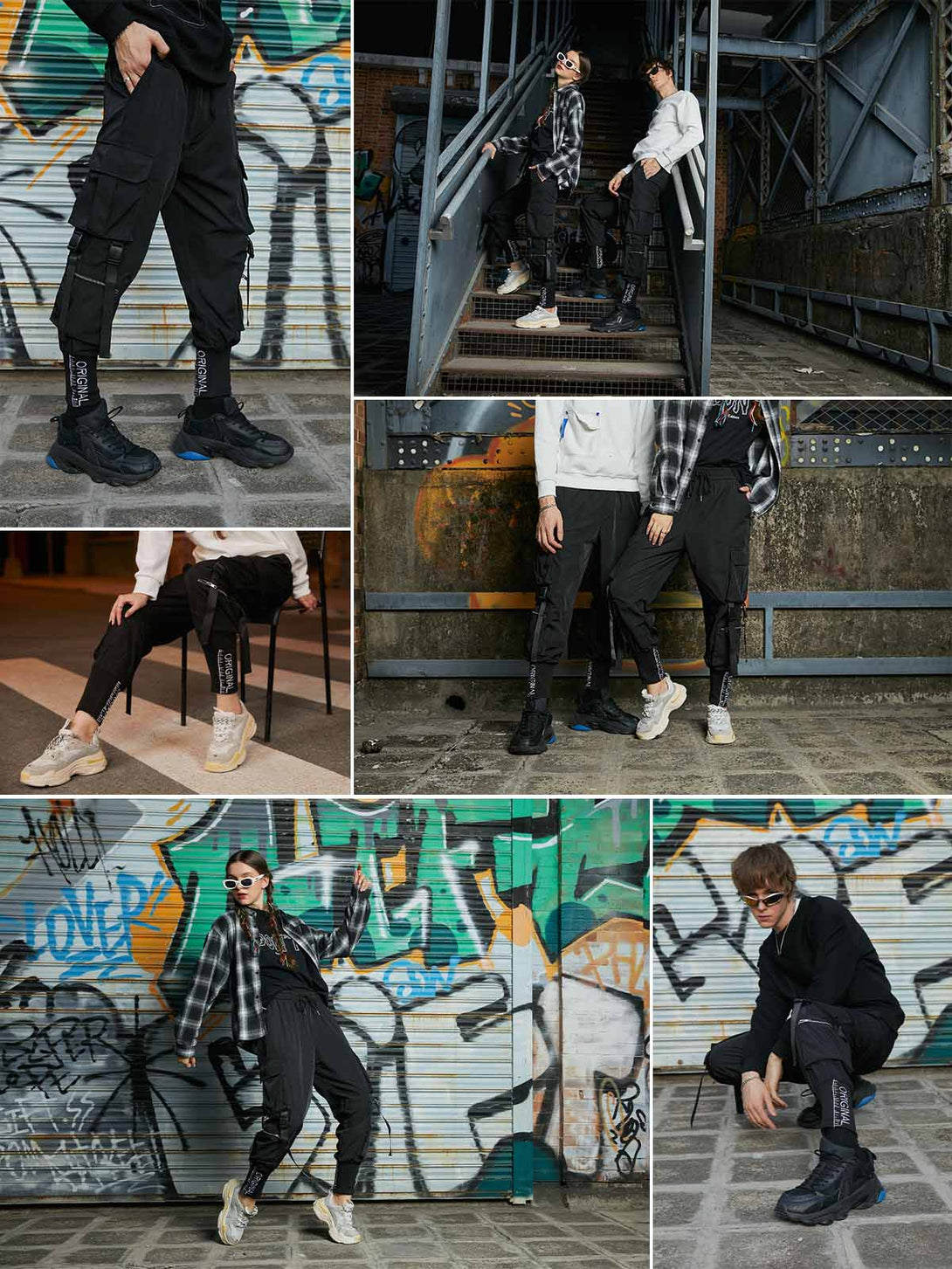 Joggers Pants Long Cargo Pants - laixton